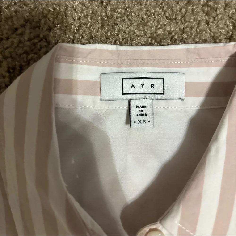 AYR The Deep End Button Down Shirt Size XS - Picture 3 of 8